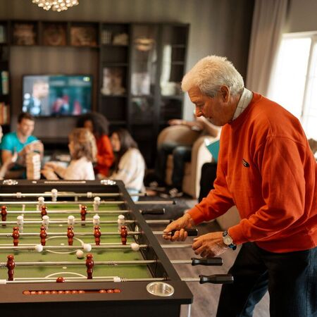 de voetbaltafel; voor jong en oud!