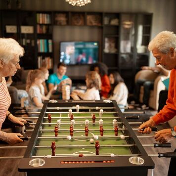 samen met oma en opa op vakantie