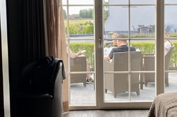 relaxing on your own terrace