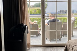 relaxing on your terrace